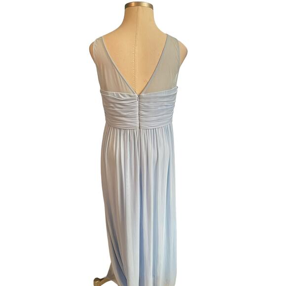 David's Bridal Evening Long Gown I Powder Blue I Size 20 - Picture 3 of 7